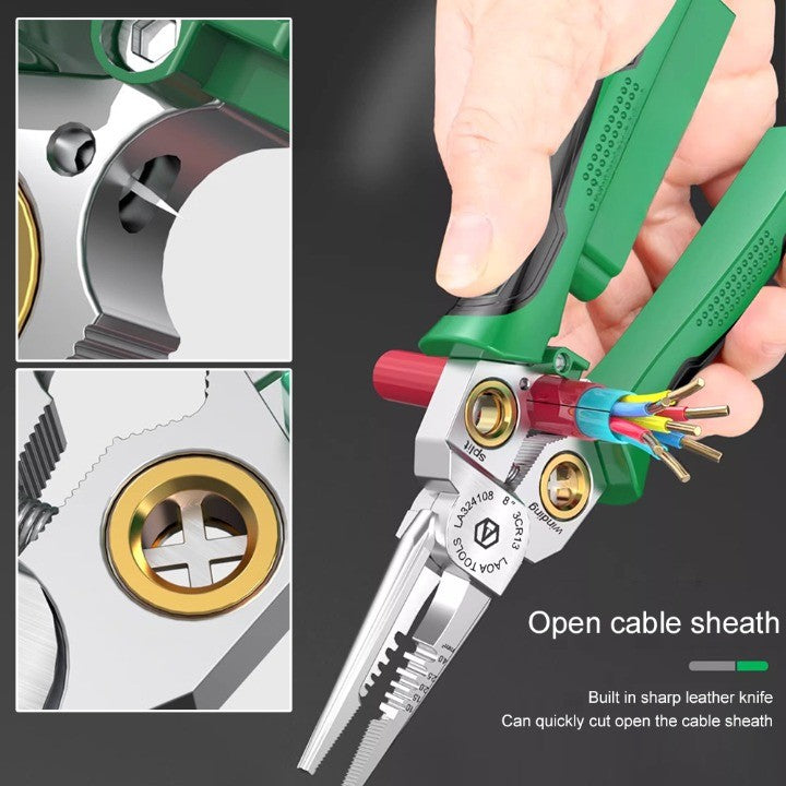 BowLift | 8in1 Electrician Multi-Tool Wire Stripping Pliers