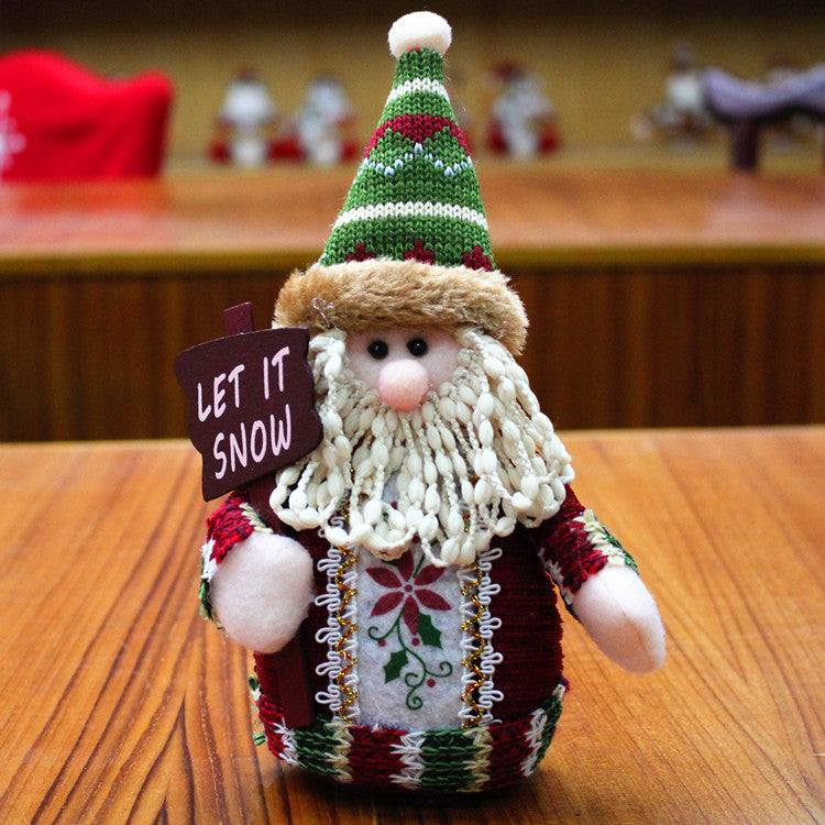 BowLift | Decorations for Christmas-a Snowman, Reindeer, or Old Man - Made of felt