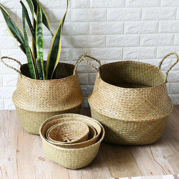 Handwoven Decorative Storage Basket Bowlift