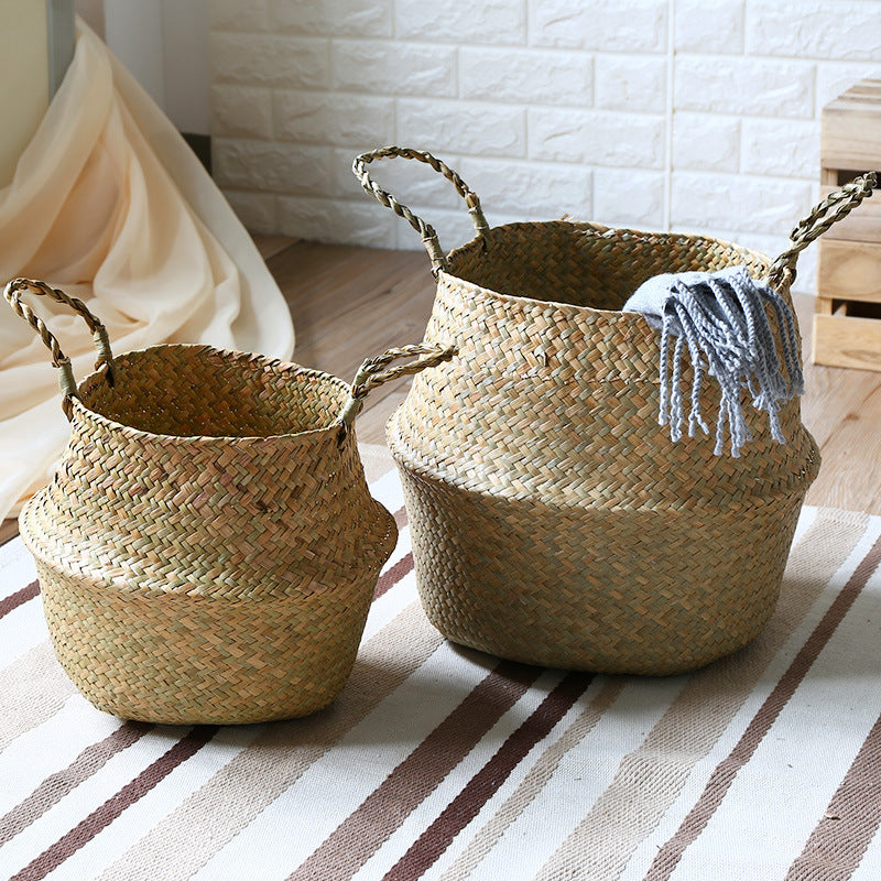 Handwoven Decorative Storage Basket Bowlift