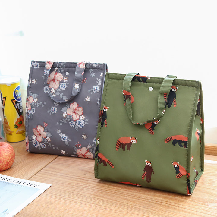 Insulated Floral Lunch Bag Bowlift