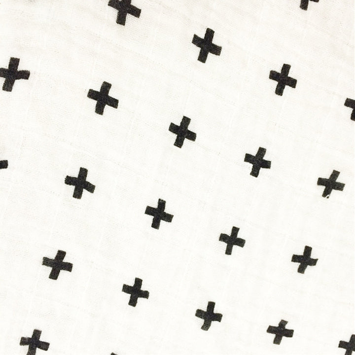 Cotton Muslin Baby Blanket with Heart Pattern Bowlift