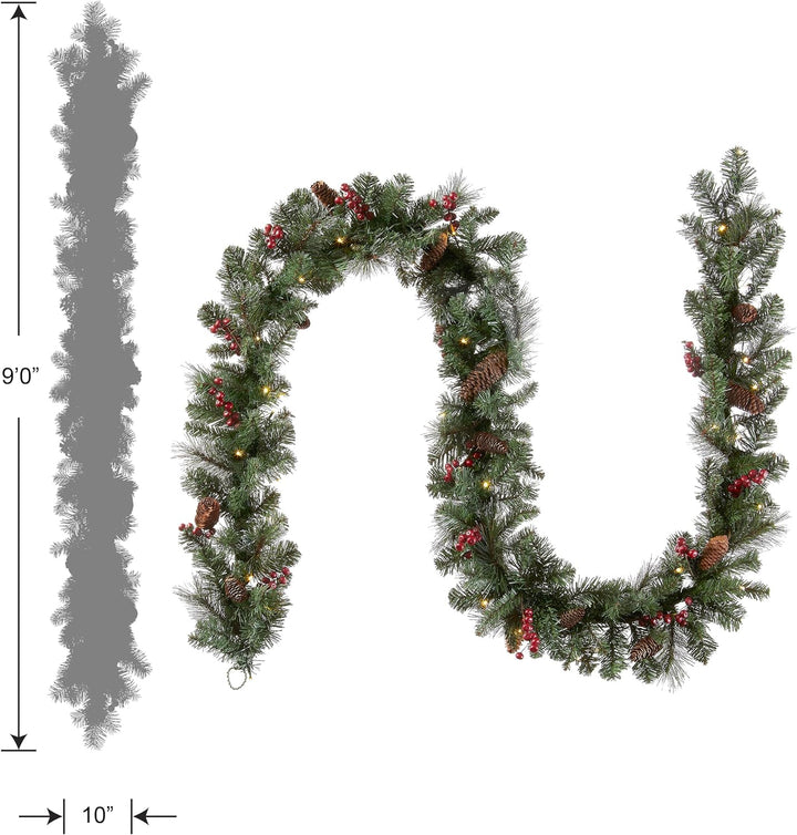 BowLift | Christmas Garland with Lights - FrostGlow