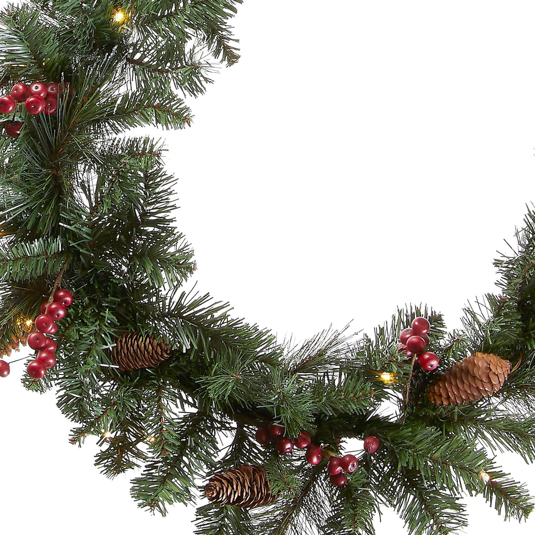 BowLift | Christmas Garland with Lights - FrostGlow