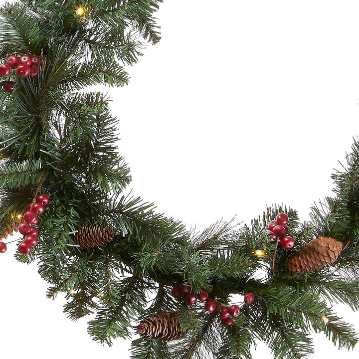 BowLift | Christmas Garland with Lights - FrostGlow
