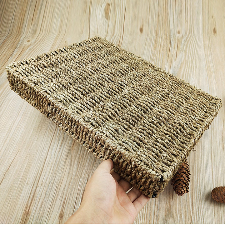 Natural Woven Decorative Tray Bowlift