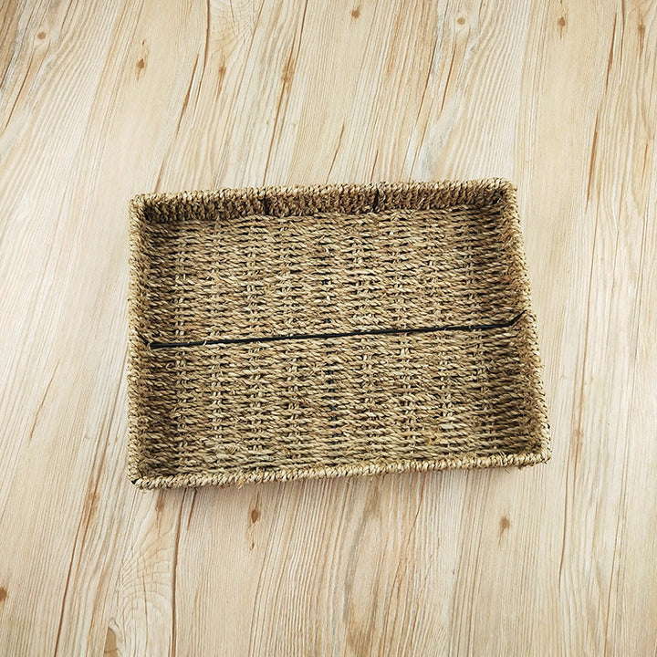 Natural Woven Decorative Tray Bowlift