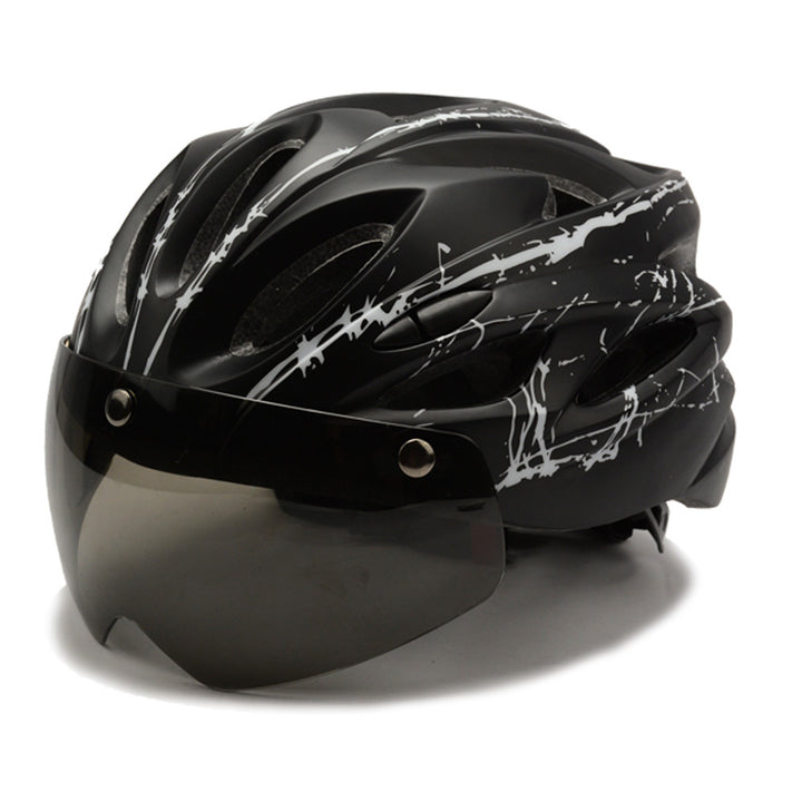 Performance Cycling Helmet with Visor Bowlift