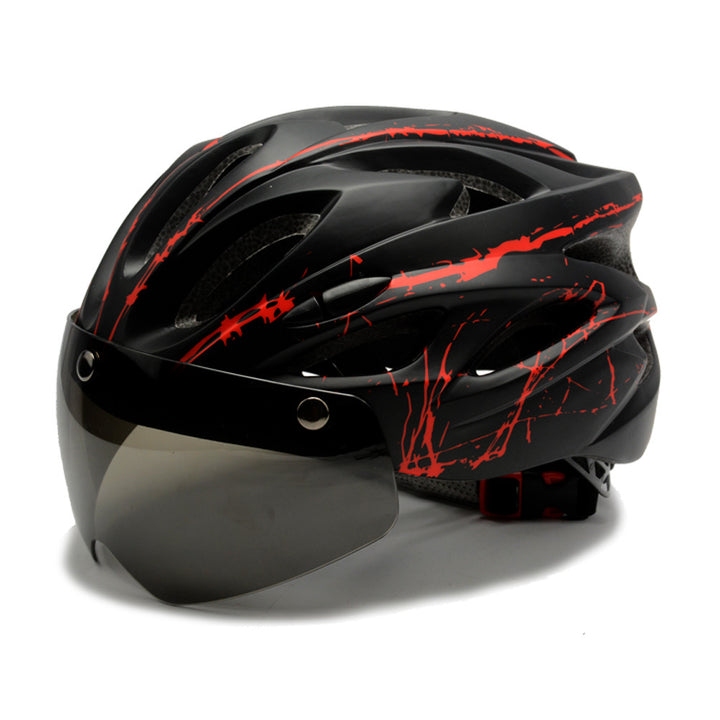 Performance Cycling Helmet with Visor Bowlift