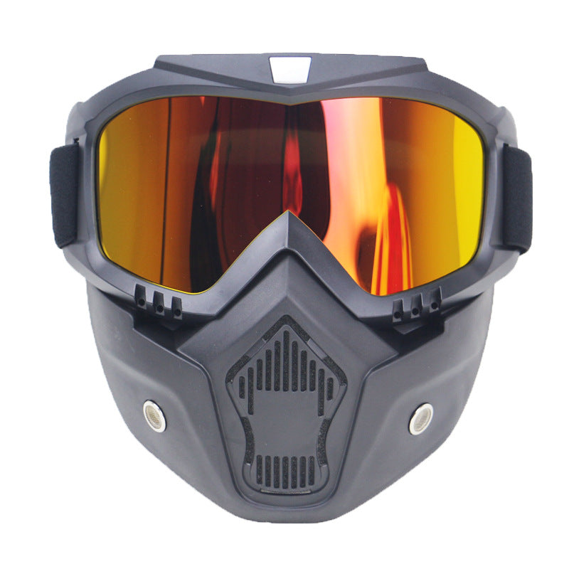 Dual-Lens Off-Road Motorcycle Goggles Bowlift
