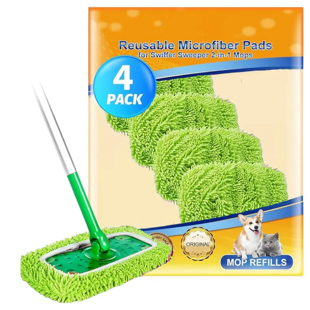 BowLift | Premium Microfiber Mop Pads — Reusable, Compatible with all Flat Mops