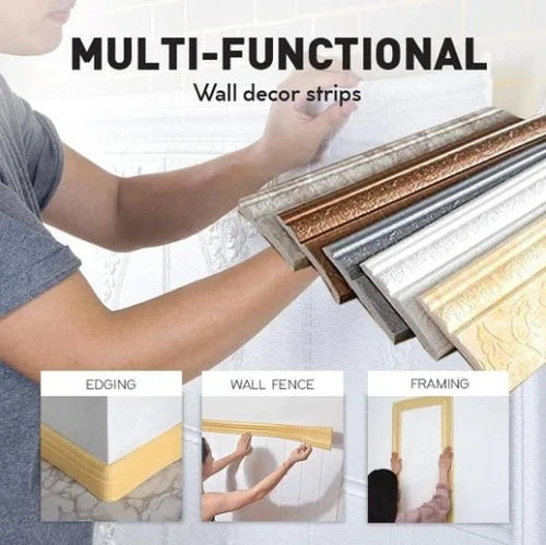 BowLift | 3D-wall trim - self-adhesive, environmentally friendly 3D-wall trim with environmental protection