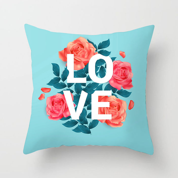 Tropical Pineapple and Banana Pattern Decorative Throw Pillow Cover