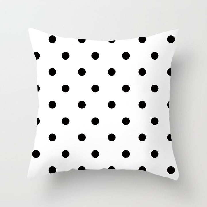 Modern Bold Chevron Square Cushion Cover with Hidden Zipper and Removable Insert Opening