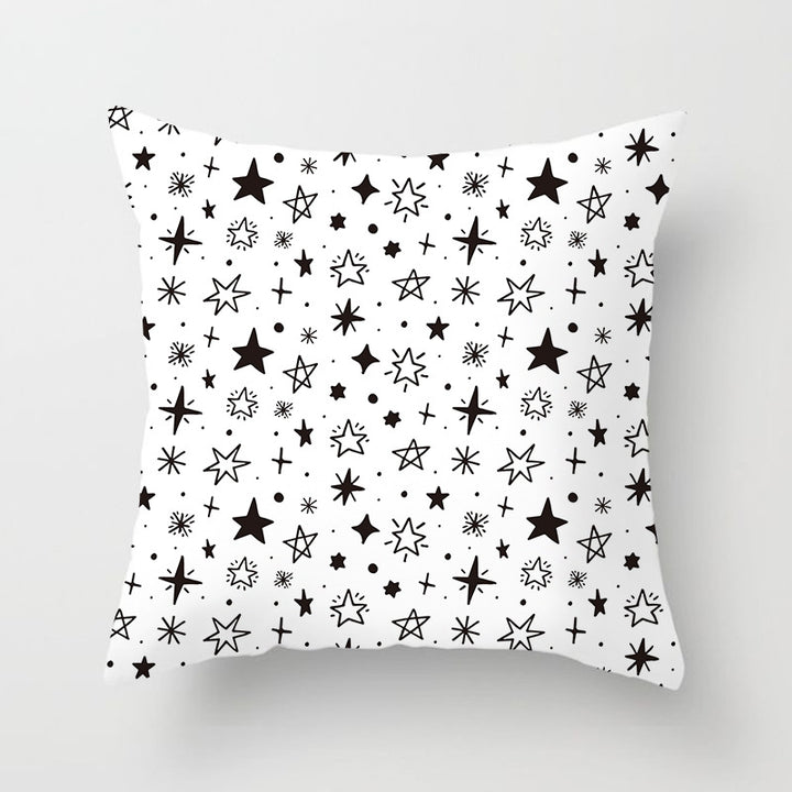 Modern Bold Chevron Square Cushion Cover with Hidden Zipper and Removable Insert Opening