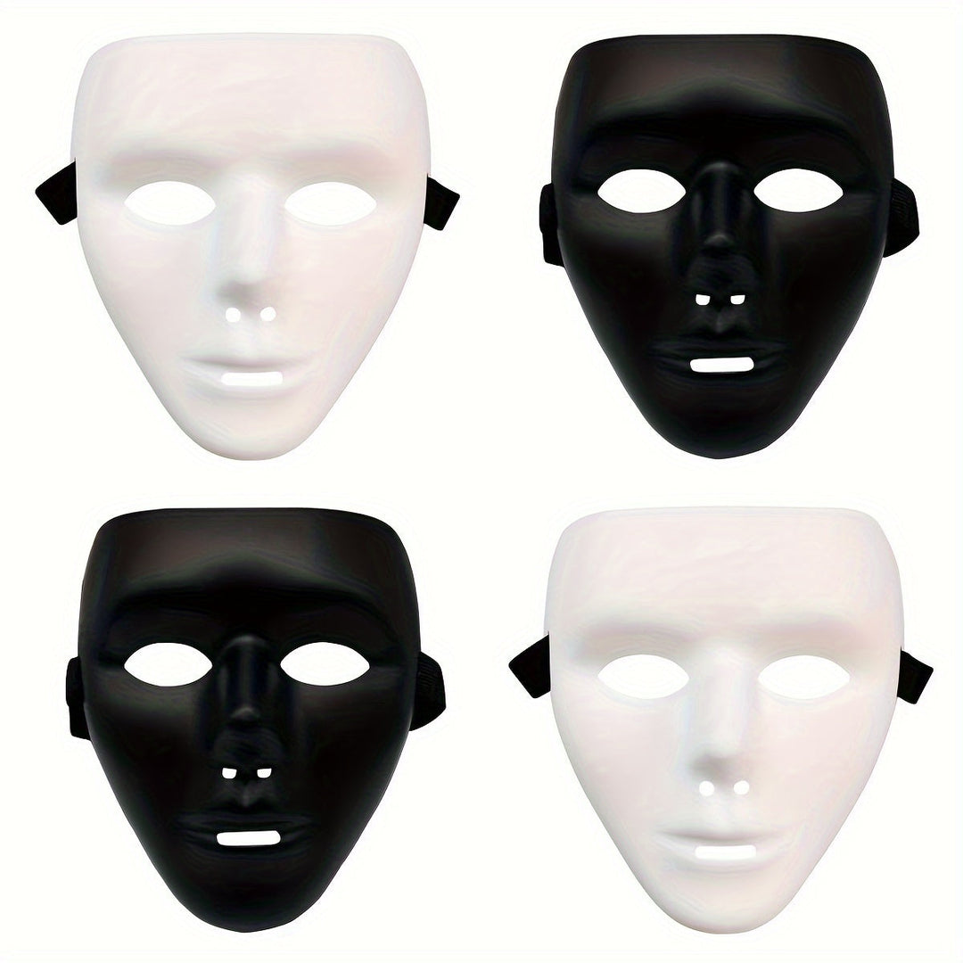 BowLift | Men’s Full Face Plastic Halloween Mask | Anonymous Cosplay