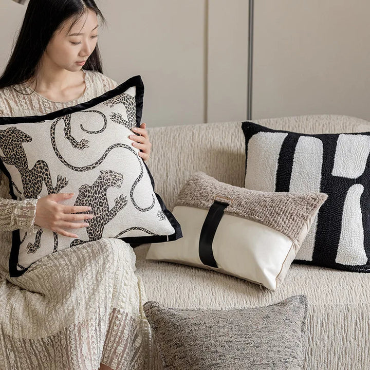 BowLift | Sophisticated Jacquard Embroidered Decorative Pillow Covers