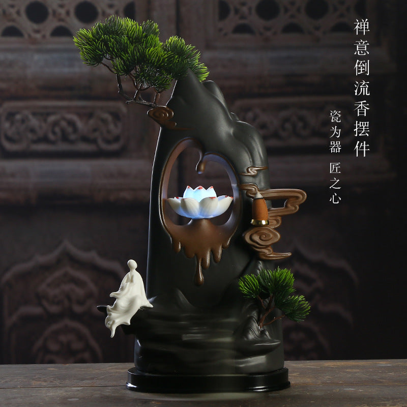 Elegant Lotus Theme Incense Holder