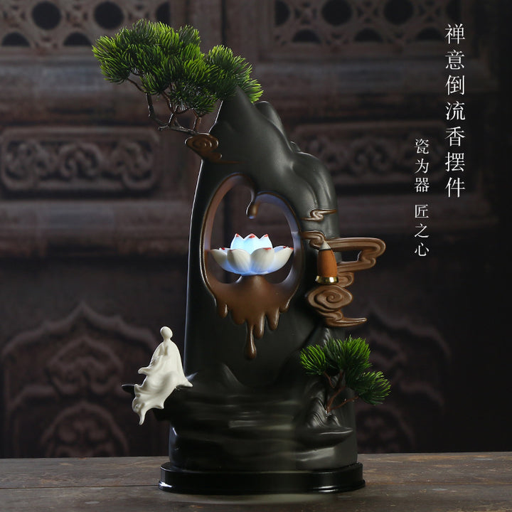 Elegant Lotus Theme Incense Holder