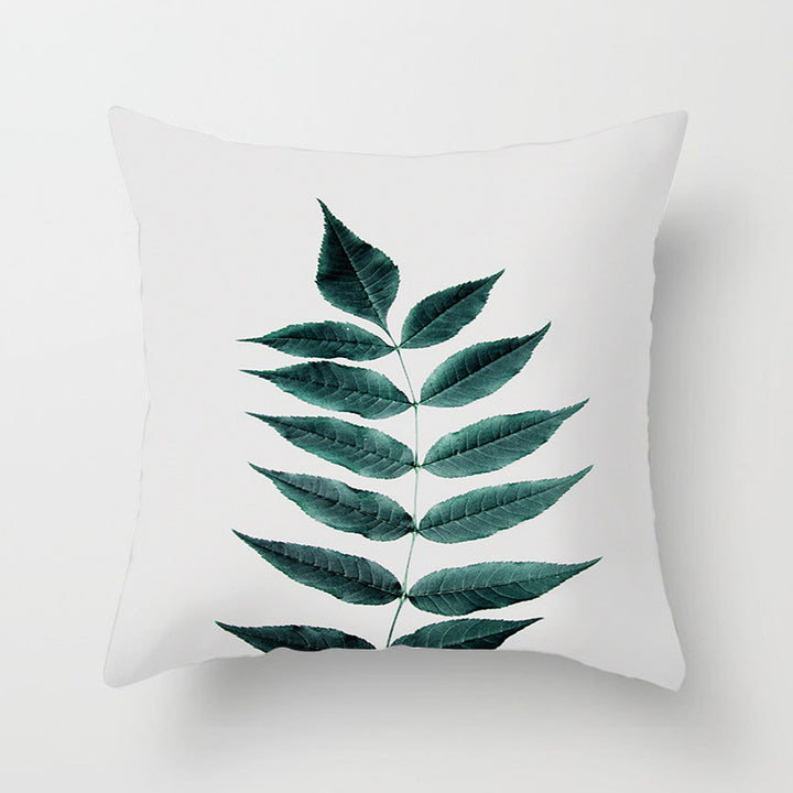 Decorative Tropical Banana Leaf Throw Pillow Cover