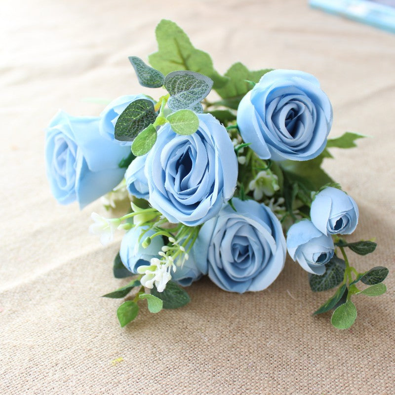 Realistic Silk Flower Bouquet