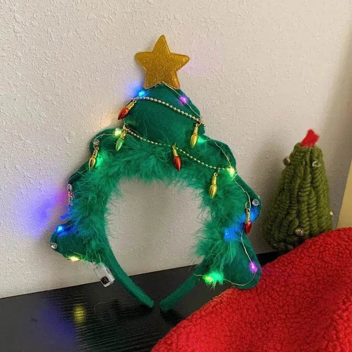 BowLift | Christmas With Light Headband Snowflake Women's