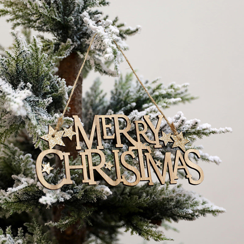 Wooden Christmas Decoration Sign