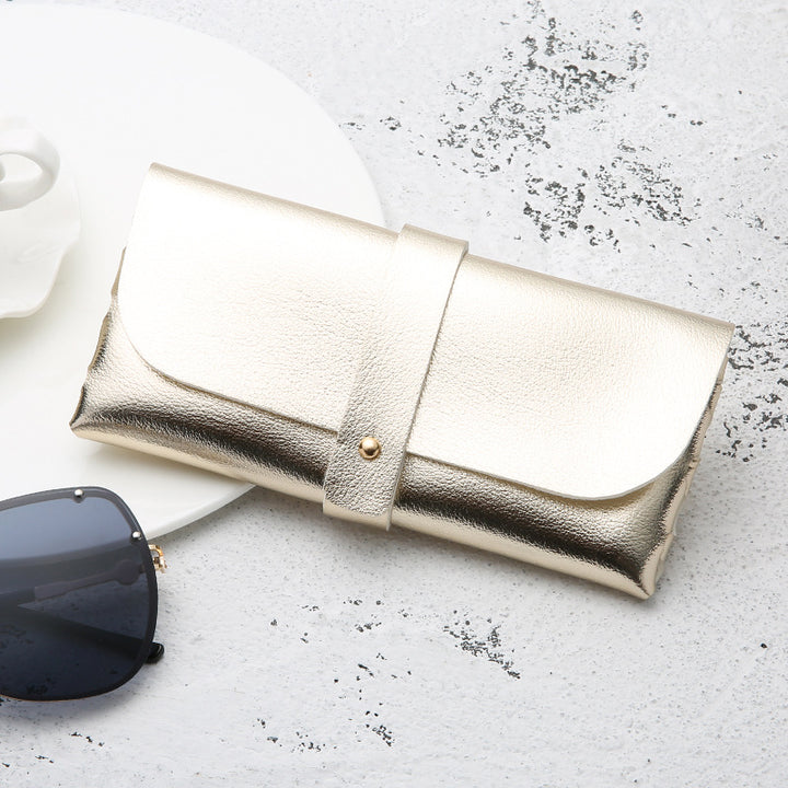 Soft Leatherette Sunglasses Roll-Up Pouch Bowlift
