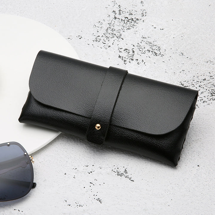 Soft Leatherette Sunglasses Roll-Up Pouch Bowlift