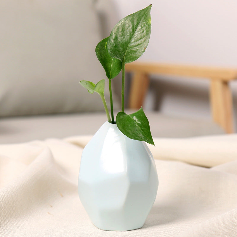 Geometric Ceramic Decorative Vase Bowlift