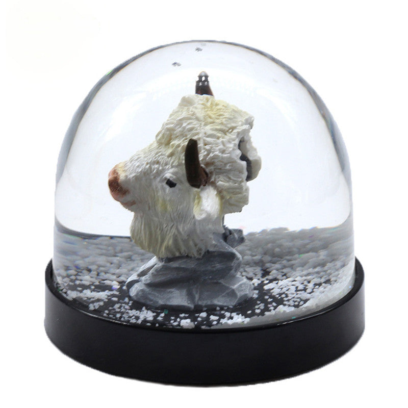 Charming Animal-Themed Snow Globe