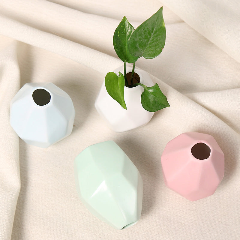 Geometric Ceramic Decorative Vase Bowlift