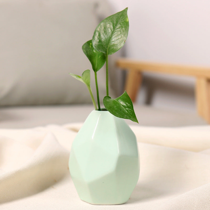 Geometric Ceramic Decorative Vase Bowlift