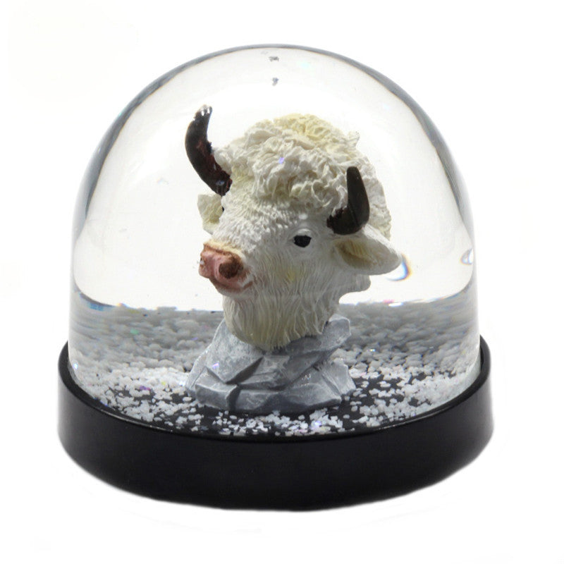 Charming Animal-Themed Snow Globe