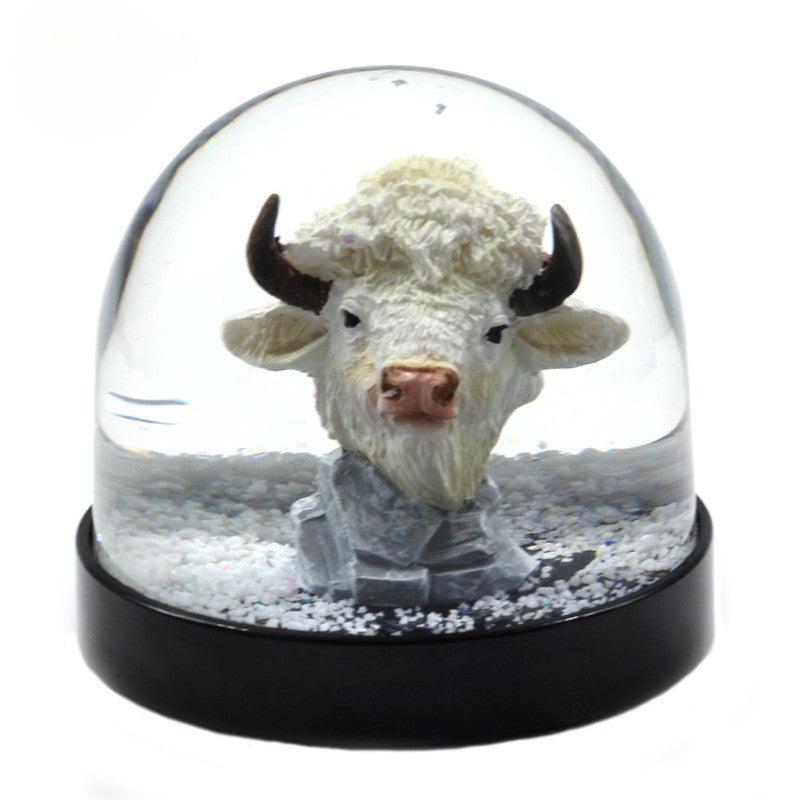 Charming Animal-Themed Snow Globe