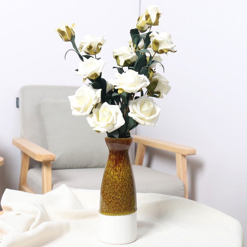 Elegant Ceramic Flower Vase Bowlift