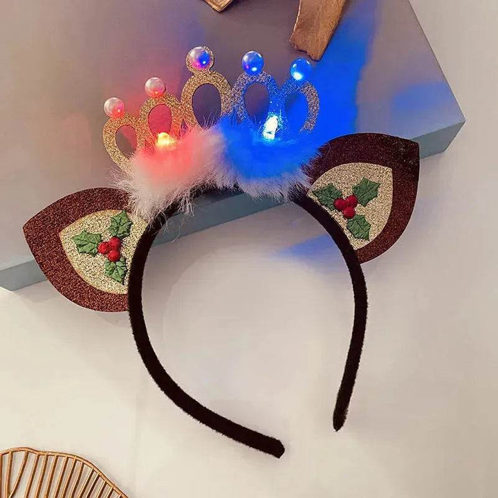 BowLift | Christmas With Light Headband Snowflake Women's