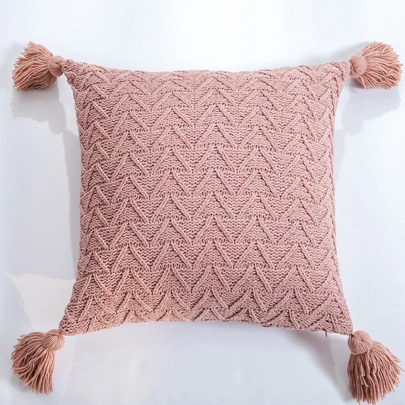 BowLift | Soft Knit Chenille Cushion Cover 18x18 Inch
