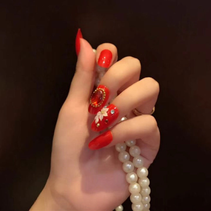 Decorative Acrylic Press-On Nail Art Set