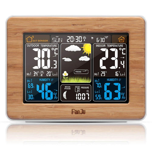 Weather Control Rectangle Color Display Smart Watch