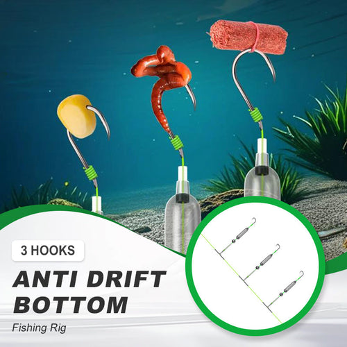 BowLift | 3 hooks Anti-drift bottom fishing rig