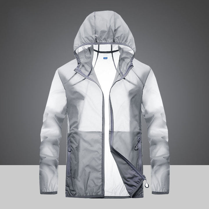 Ultralight UV Protection Clothing with High Collar and Side Pockets