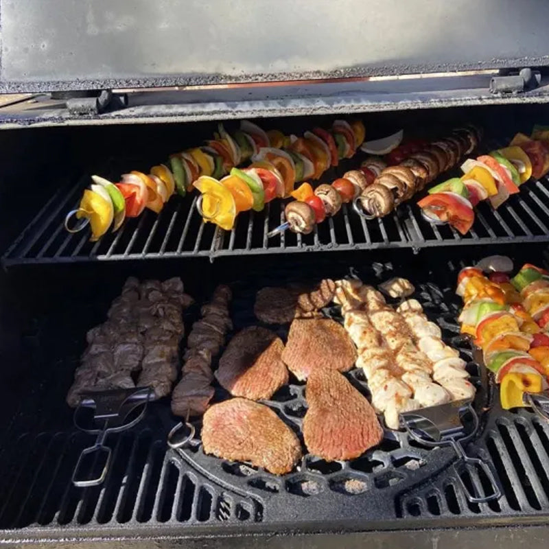 3 Way Grilling Skewers, Stainless Steel Skewers for BBQ | Bowlift