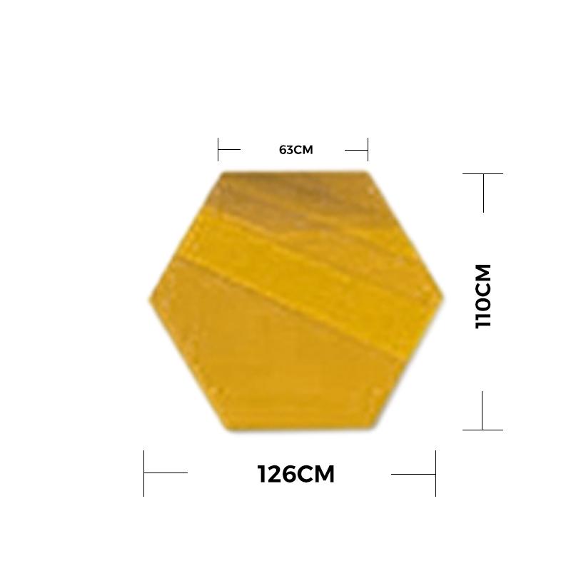 BowLift | Hexagonal Mirror Wall Sticker