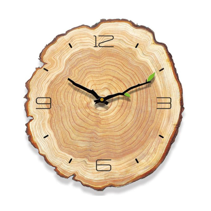 Wooden Annual Rings Wall Clock | Bowlift