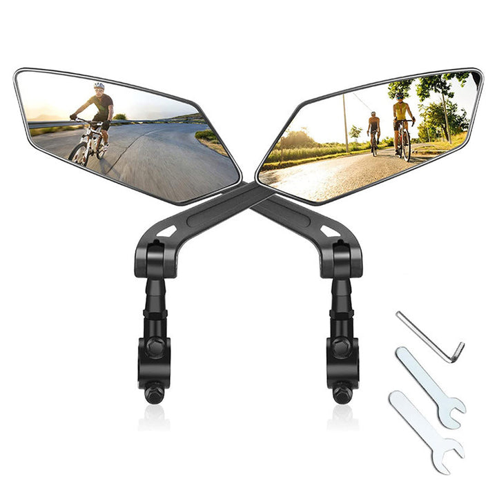 BowLift | 360° rotatable and adjustable bicycle rearview mirror