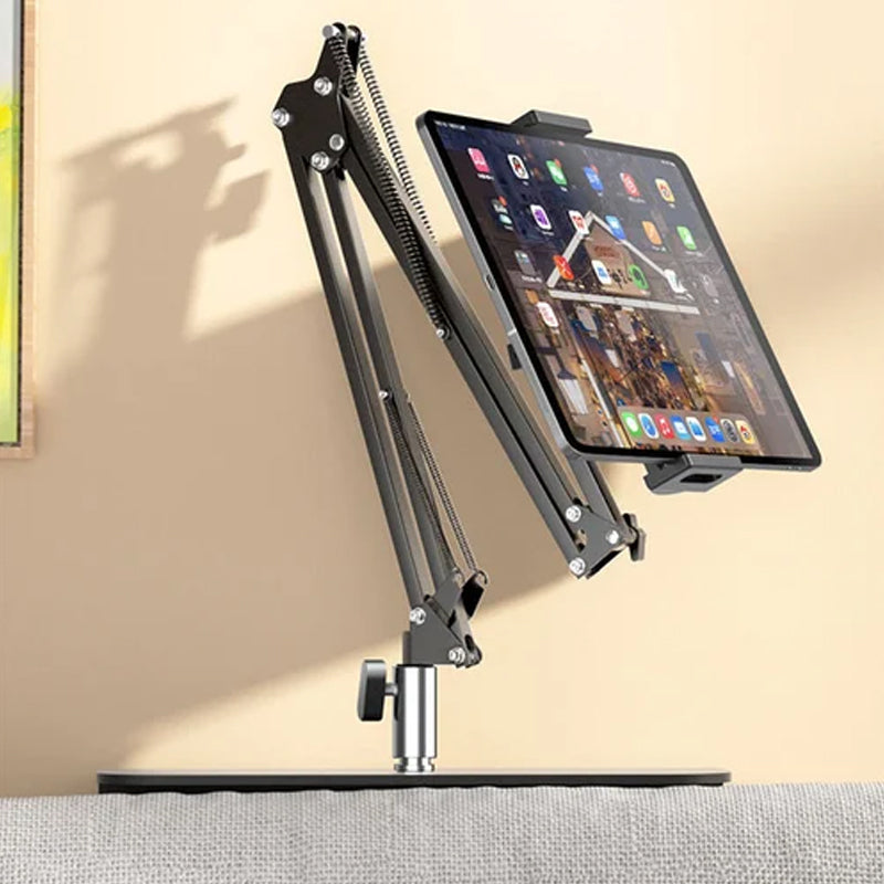 BowLift | Extendable, concealed phone/tablet holder at the bed