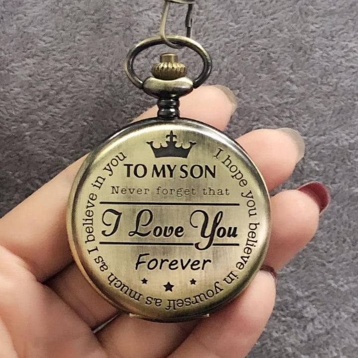BowLift | To my son quartz pocket watch