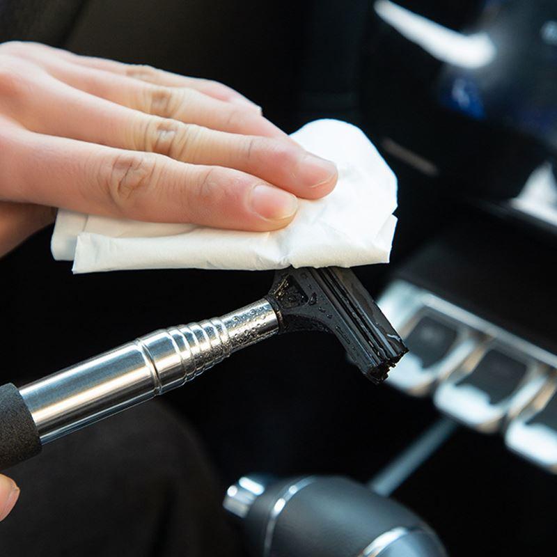 Adjustable rearview mirror wiper washing device portable | Bowlift