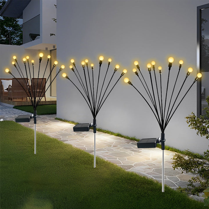 BowLift | Solar Garden Lights Waterproof LED Firefly Stakes